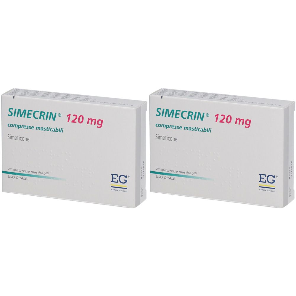SIMECRIN® 120 mg Compresse Masticabili Set da 2