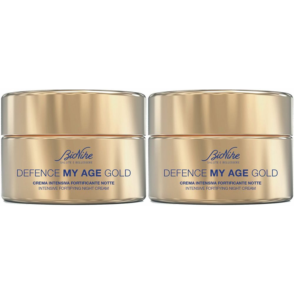 BioNike Defence My Age Gold Crema Intensiva Fortificante Notte Set da 2