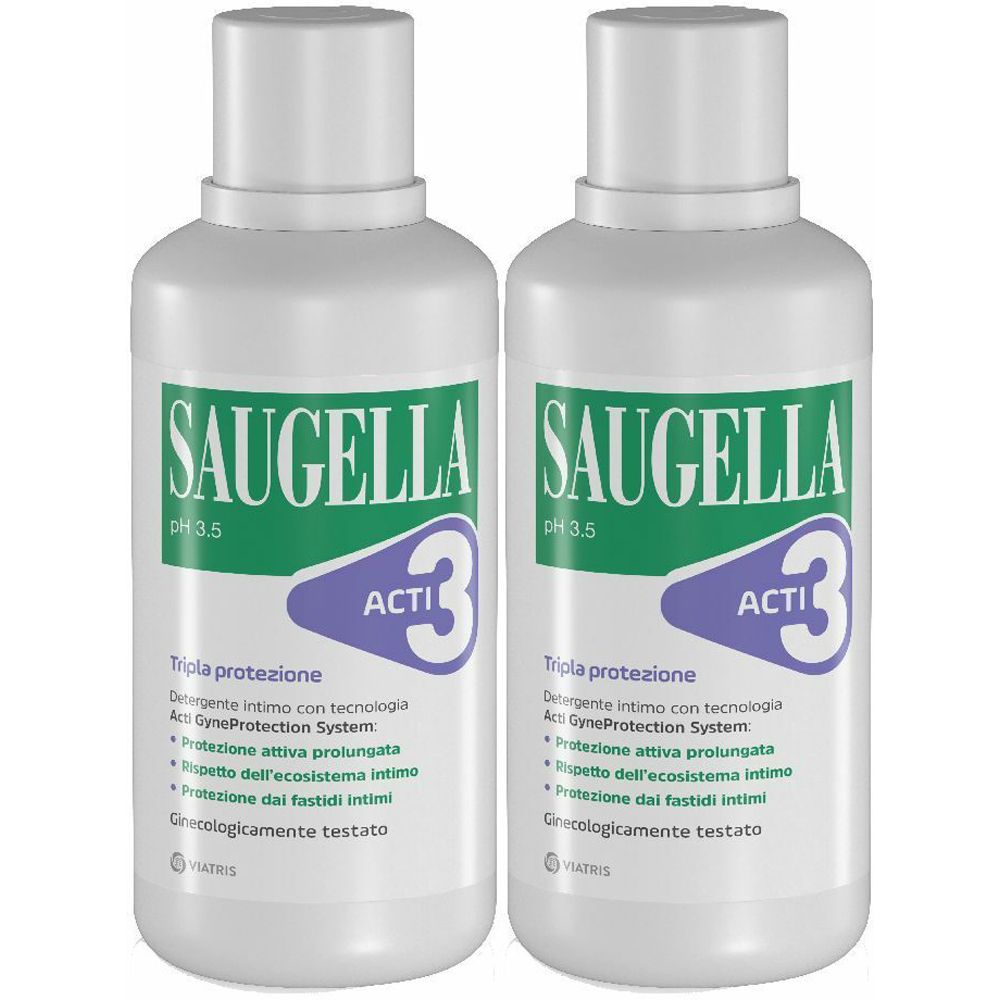 Saugella Acti3 Detergente Intimo 500 ml
