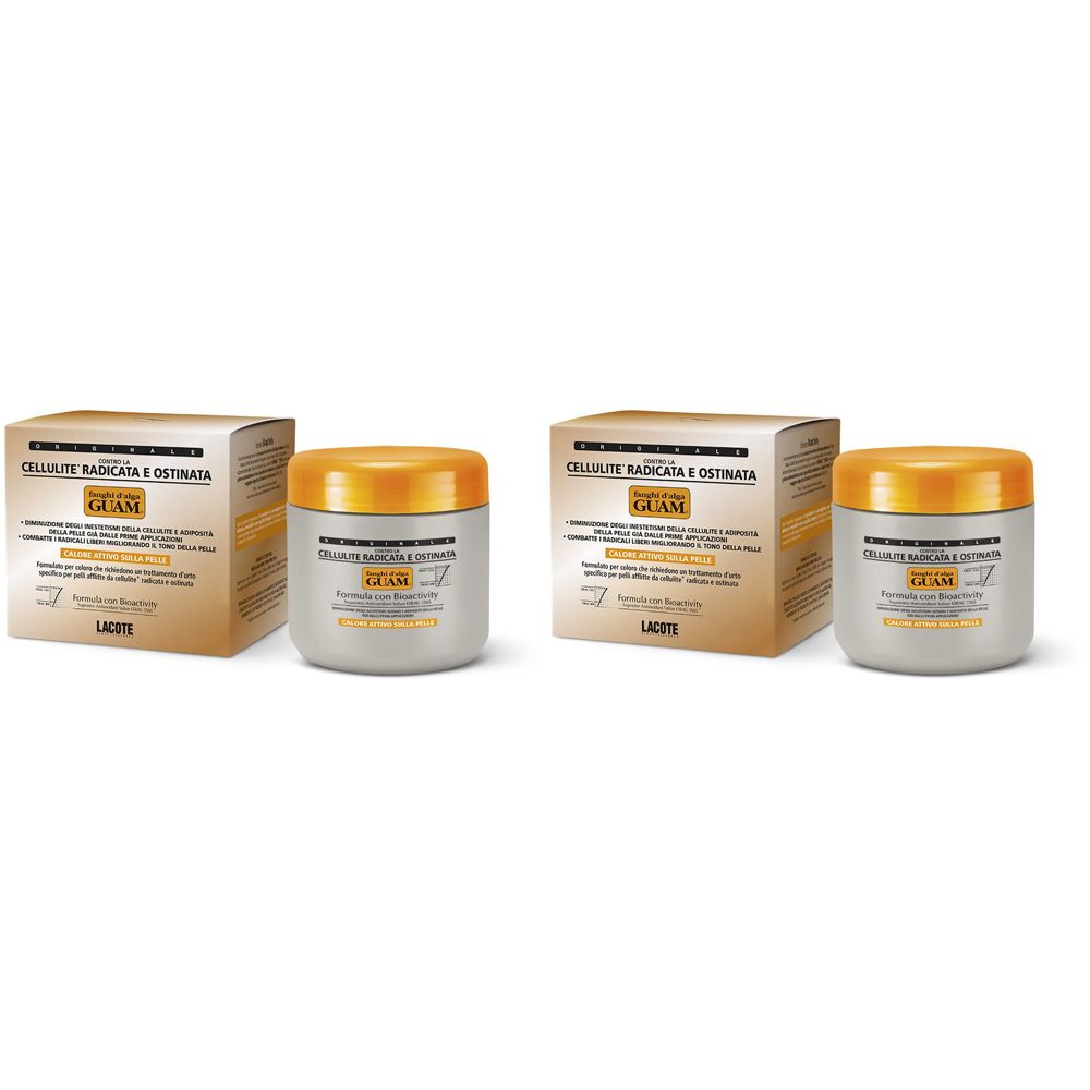 GUAM® Fanghi d´Alga Cellulite Radicata e Ostinata Set da 2