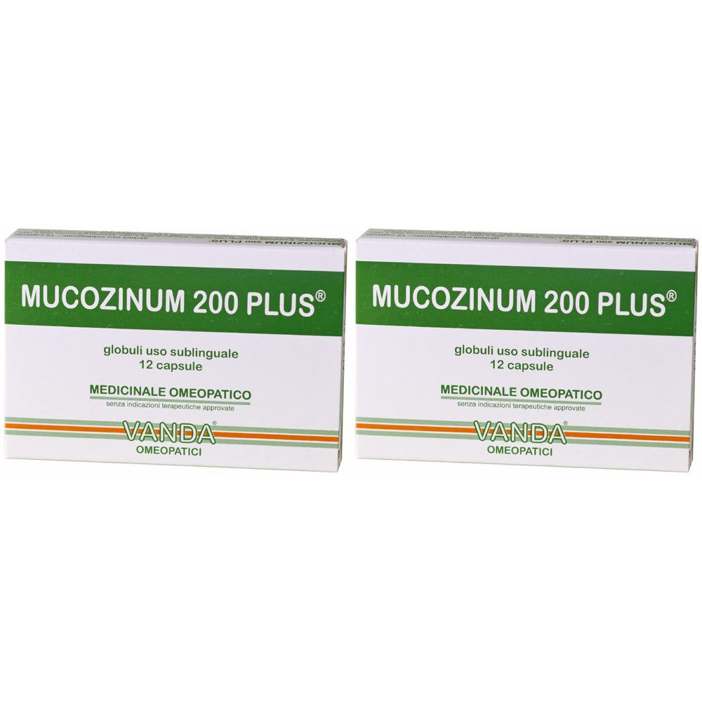 Mucozinum 200 Plus Set da 2