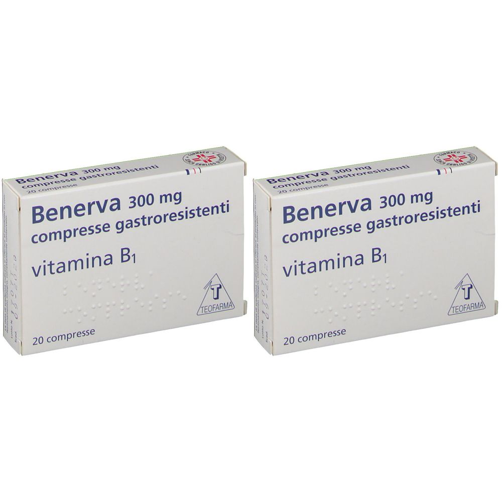 Benerva 300 mg Set da 2