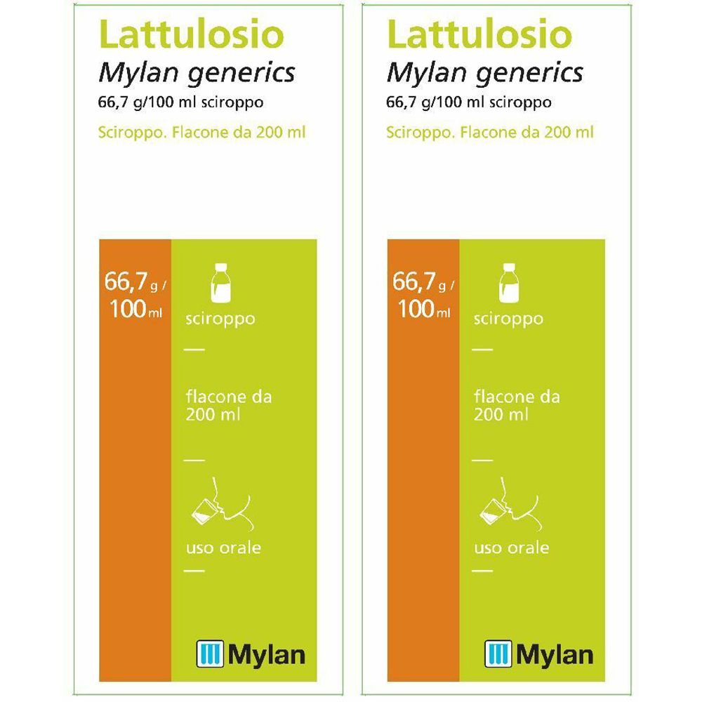 Mylan Generics Lattulosio Sciroppo Set da 2