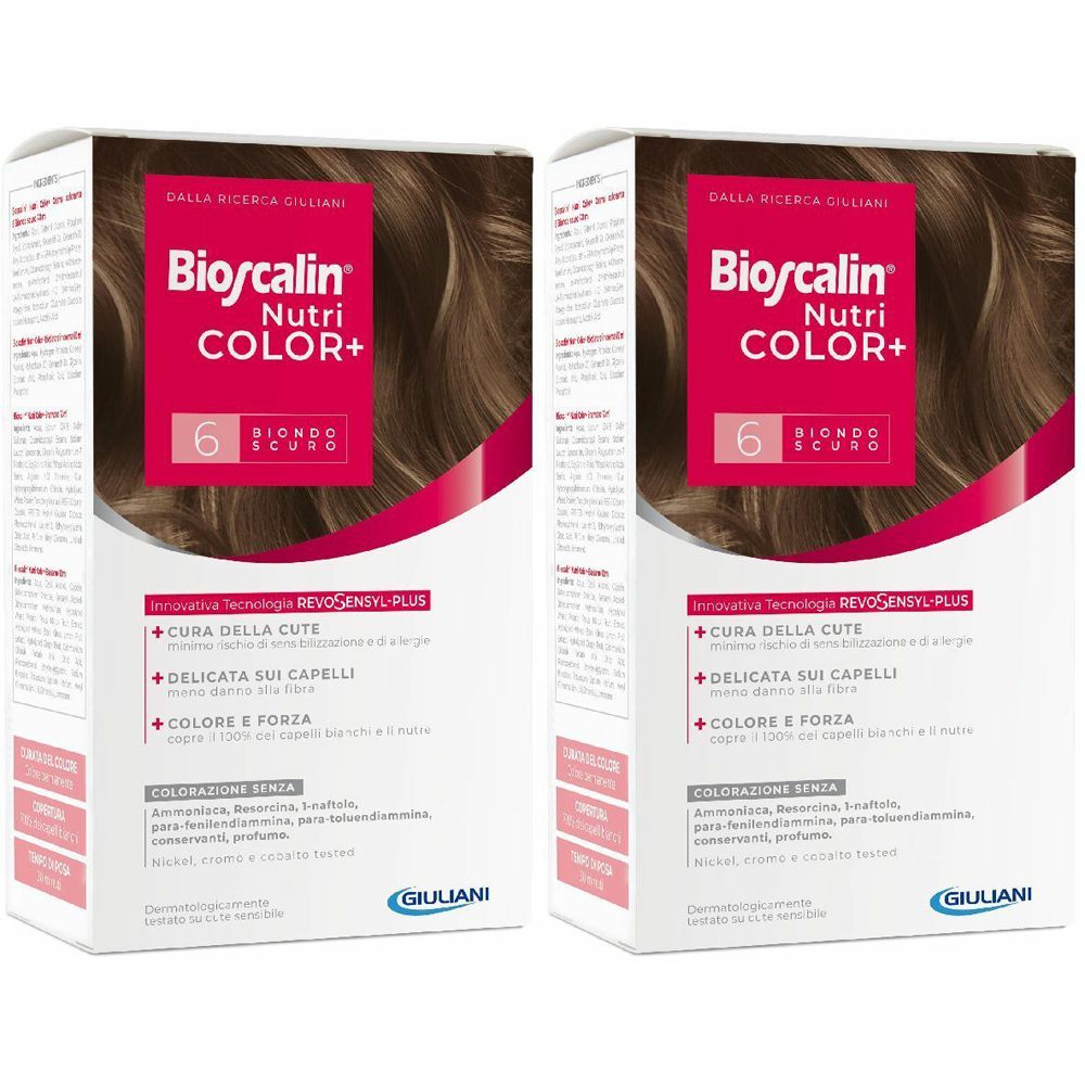 Bioscalin® Nutri COLOR+ 6 Biondo Scuro Set da 2
