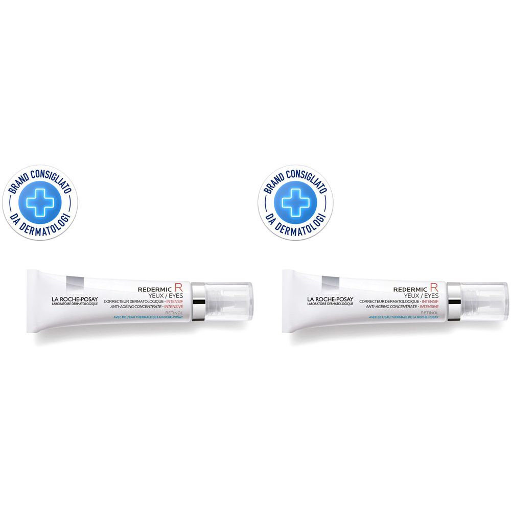 La Roche-Posay Redermic R Crema Antimacchie Occhi T15 ml Set da 2