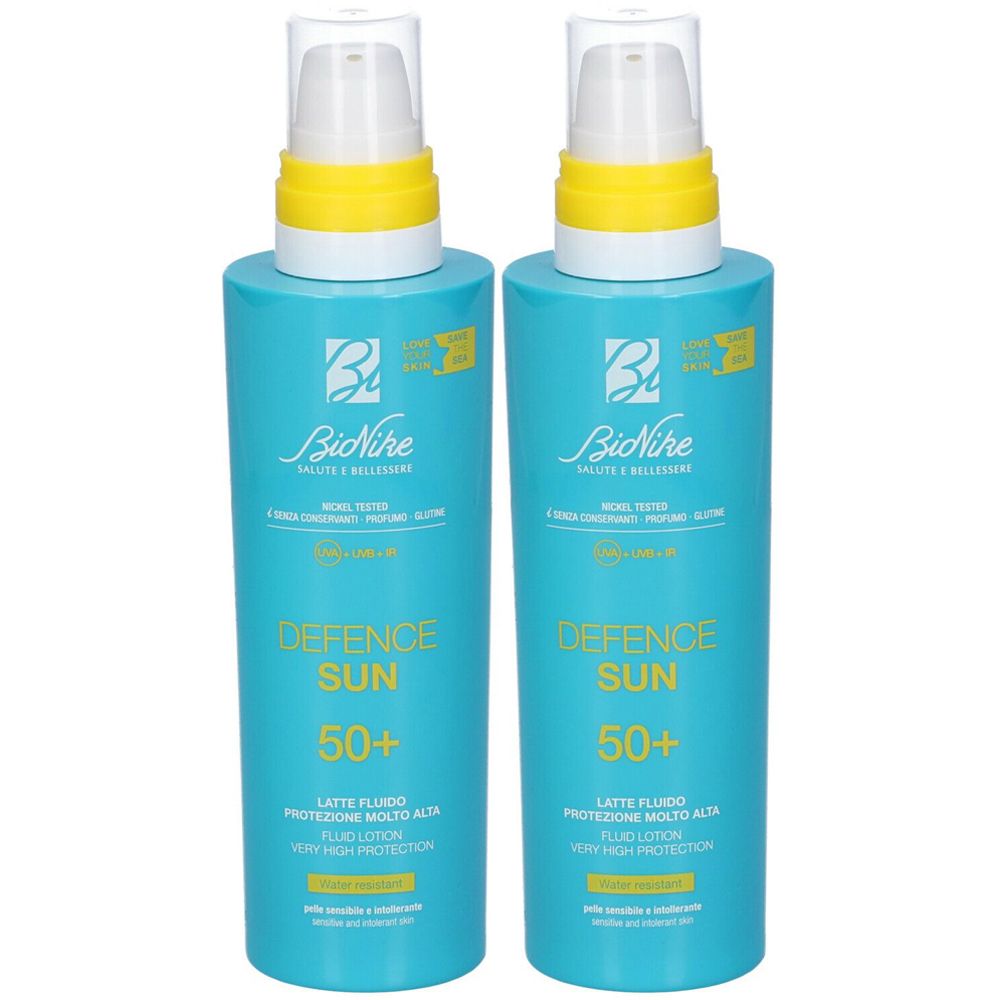 BioNike Defence Sun Latte Fluido SPF 50+ Set da 2