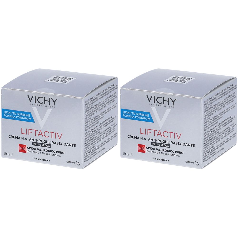 Vichy Liftactiv Supreme Crema Antietà per pelle secca 50 ml Set da 2