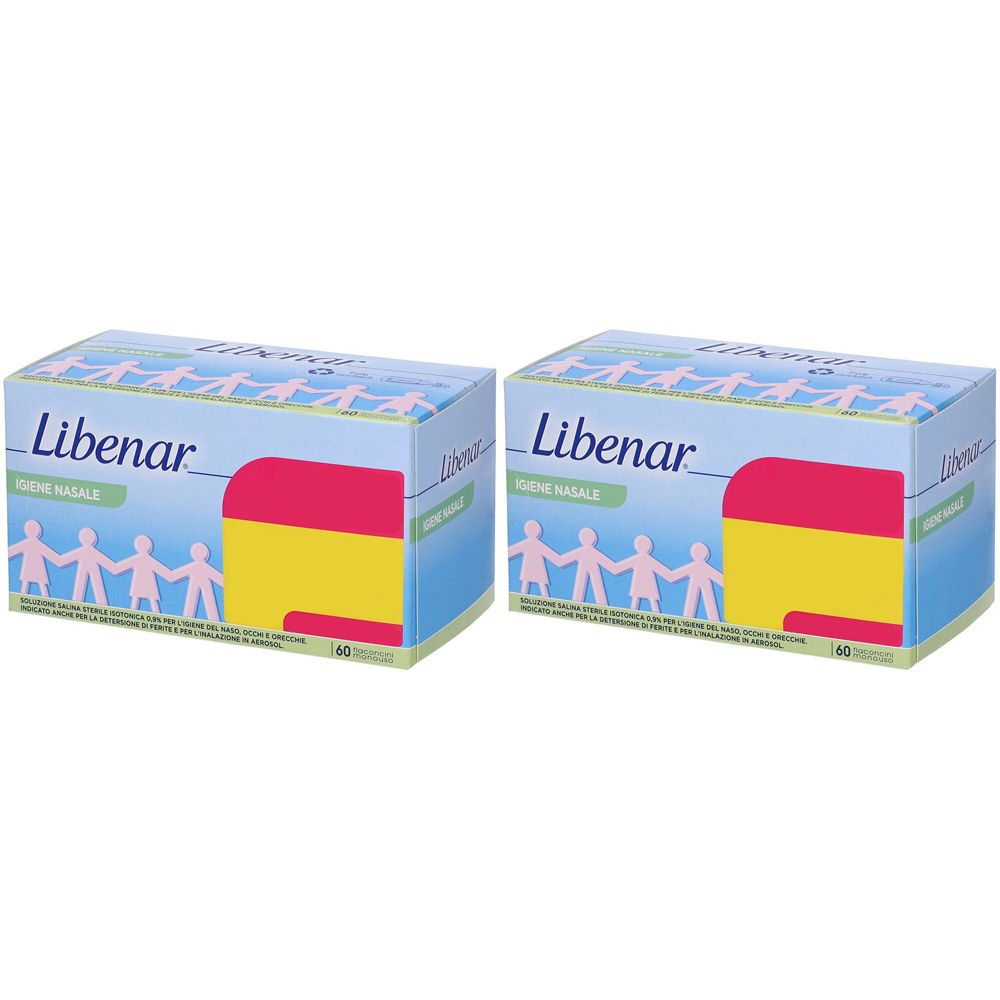 Libenar Igiene Nasale Fiale Set da 2