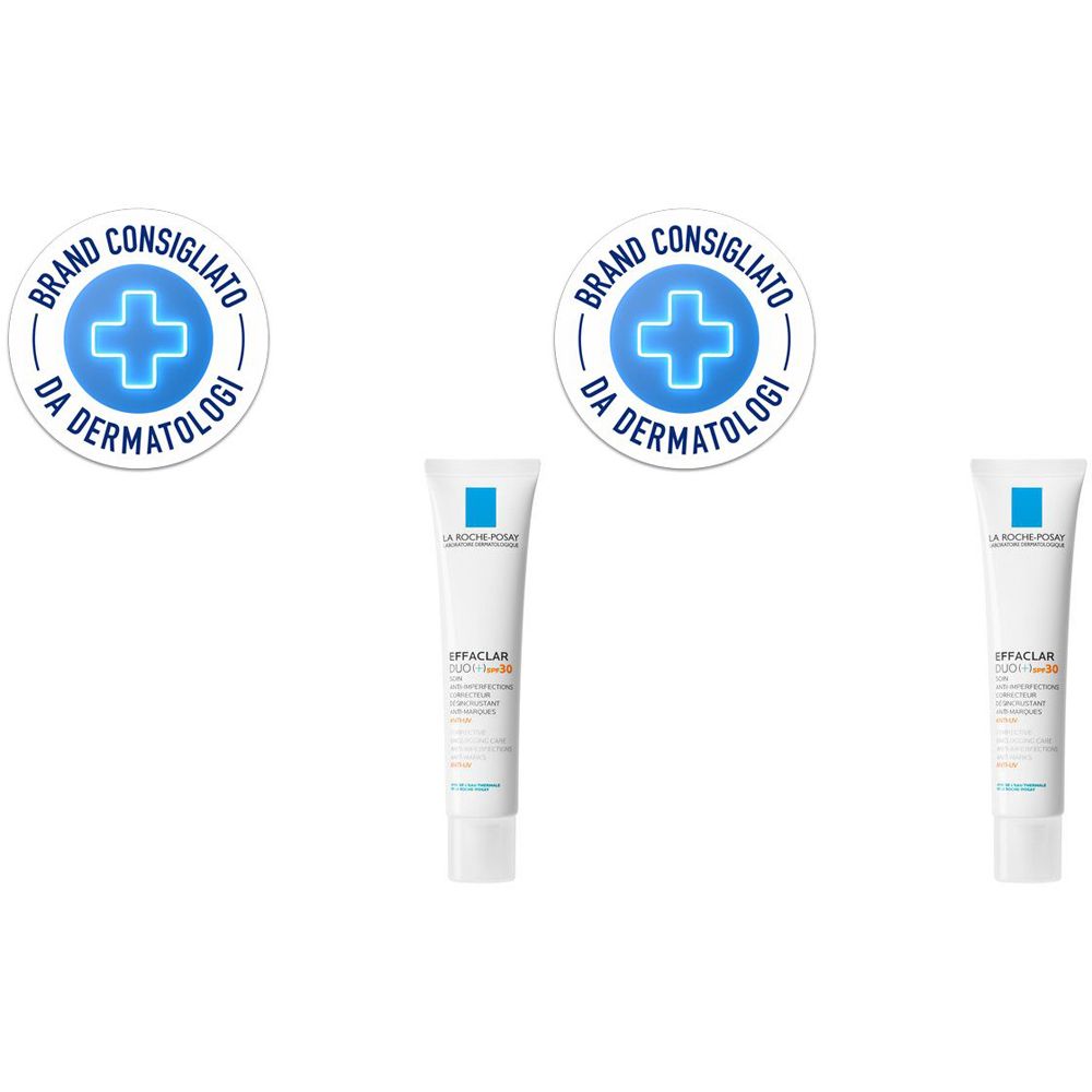 La Roche-Posay Effaclar Duo+ Crema Viso SPF 30 40 ml Set da 2