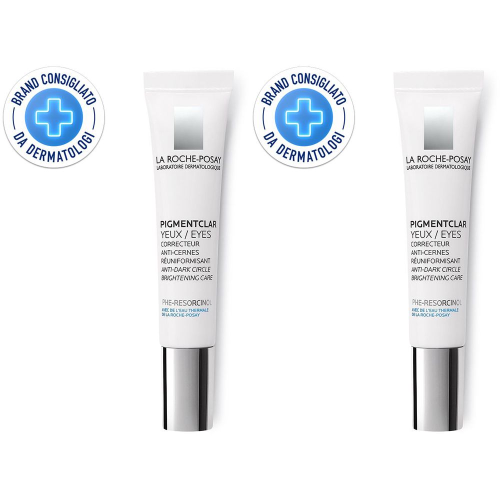 La Roche-Posay Pigmentclar Crema Contorno Occhi Antiocchiaie 15 ml Set da 2