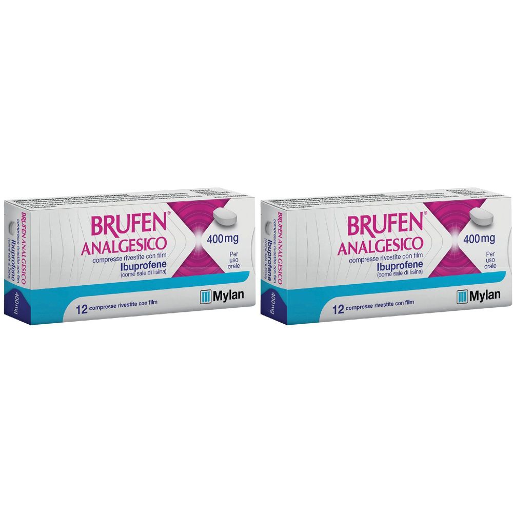 BRUFEN ANALGESICO 400 mg compresse rivestite con film Set da 2