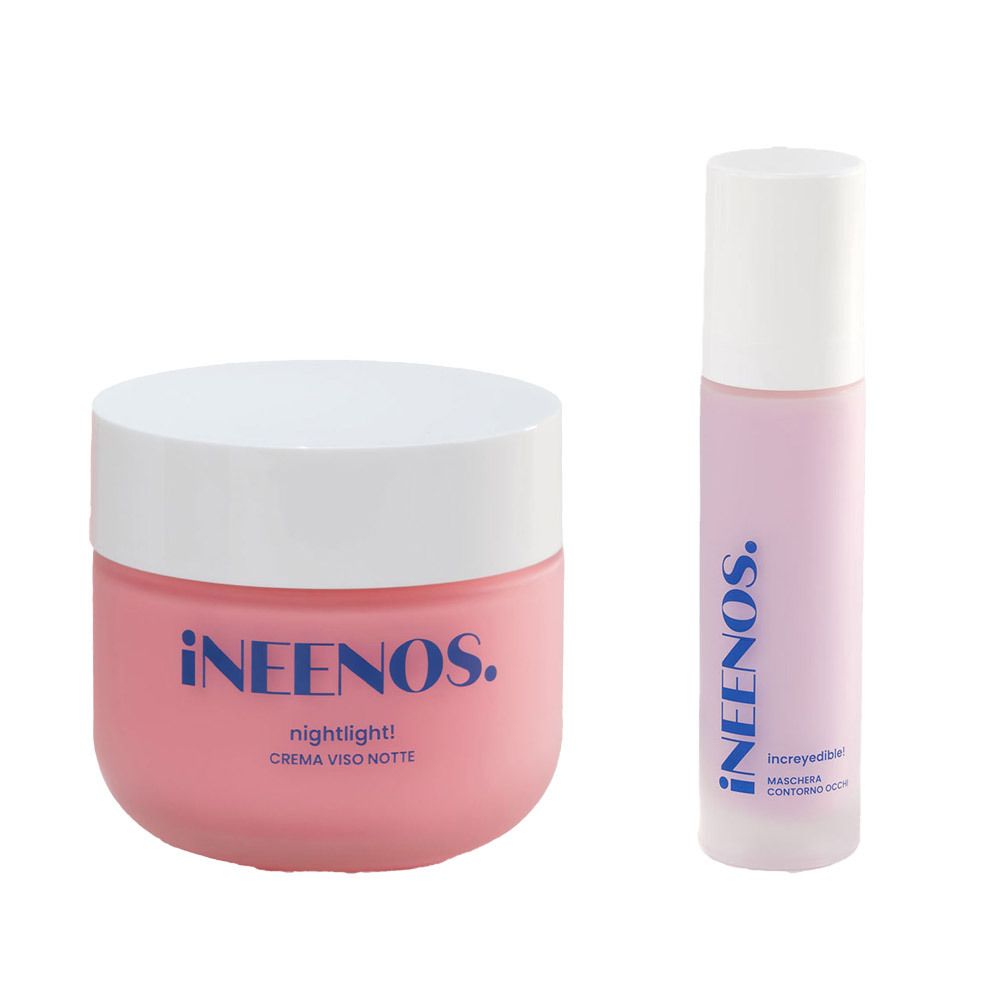 iNEENOS. Set nightlight! Overnight recovery cream + increyebible! Brightening & revitalizing mask