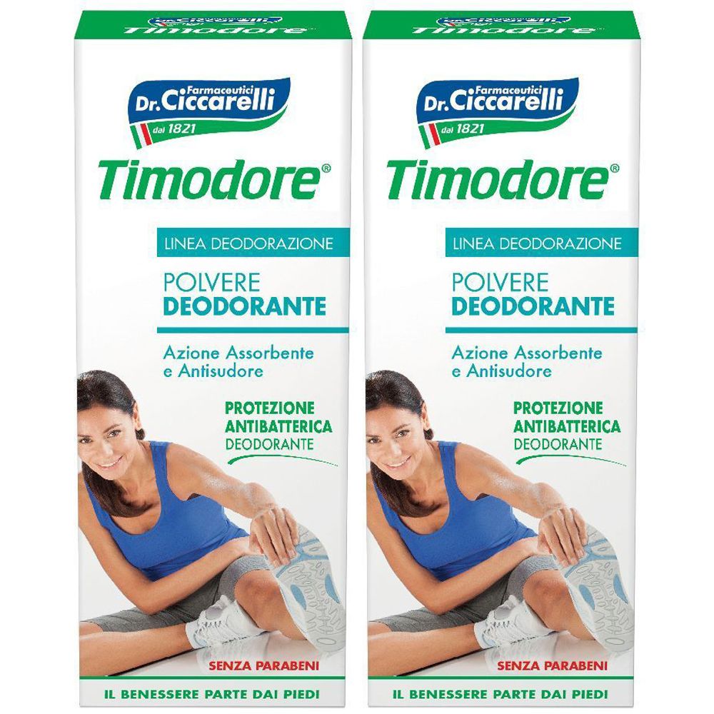 Dr. Ciccarelli Timidore® Polvere Deodorante Set da 2