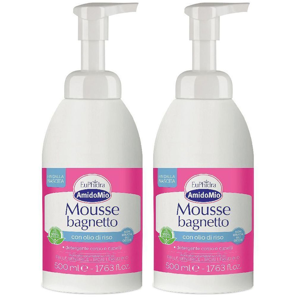 EuPhidra AmidoMio Mousse Bagnetto Set da 2