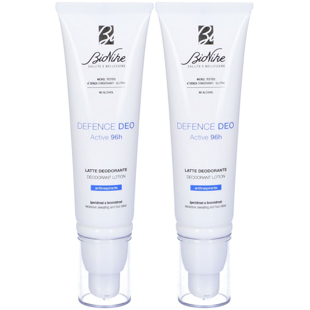 BioNike Defence Deo Active 96H Latte Deodorante Set da 2