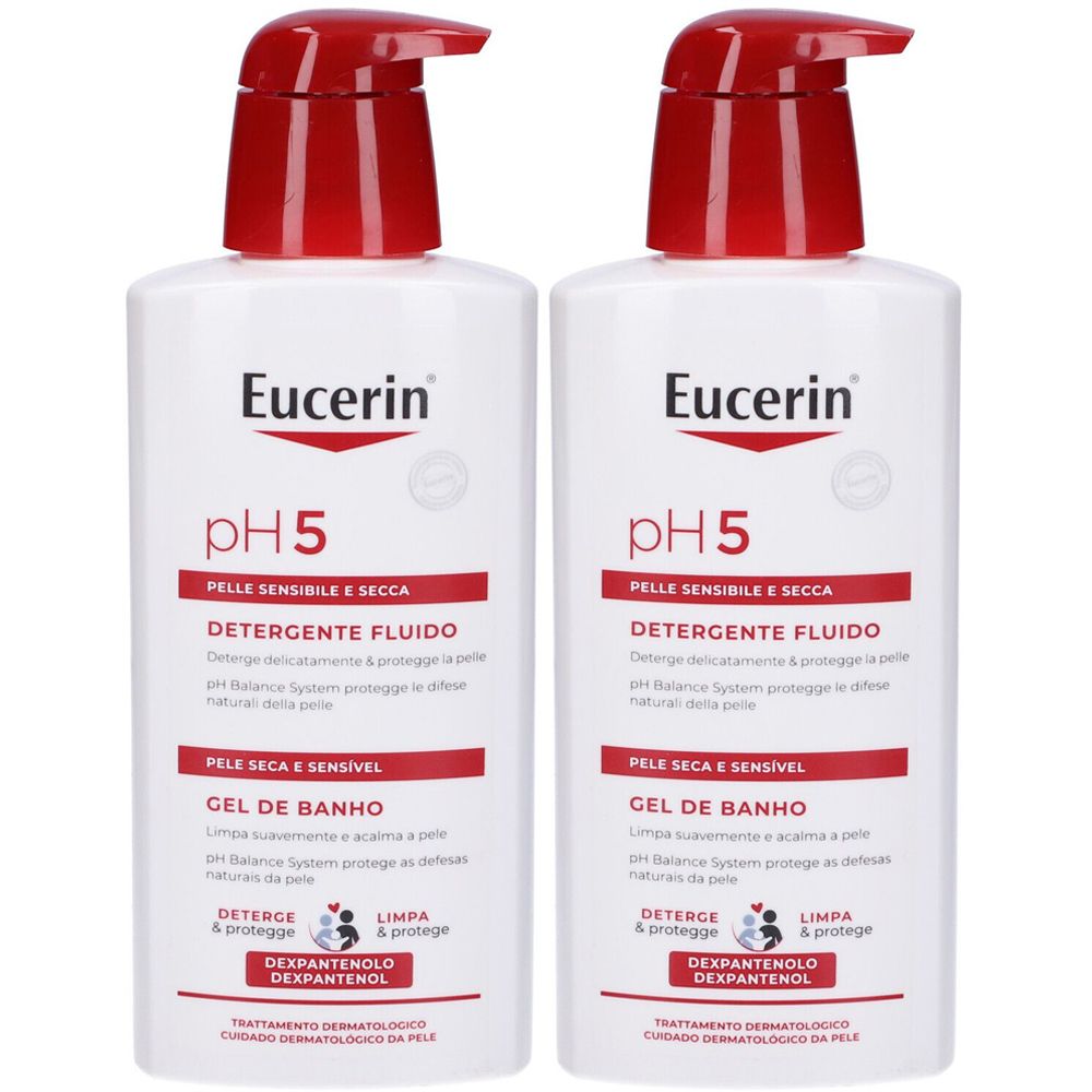 Eucerin pH5 Detergente Fluido 400 ml Set da 2