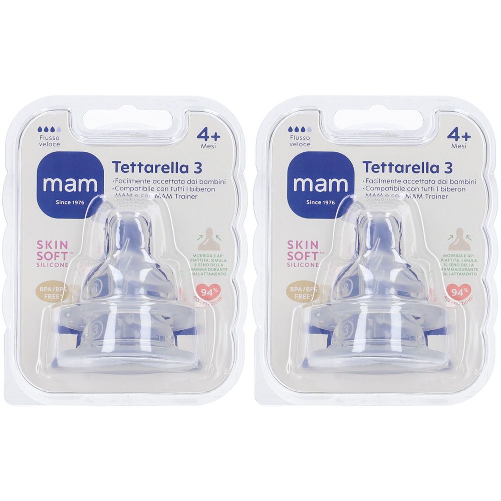 MAM Tettarella 4+ mesi Set da 2