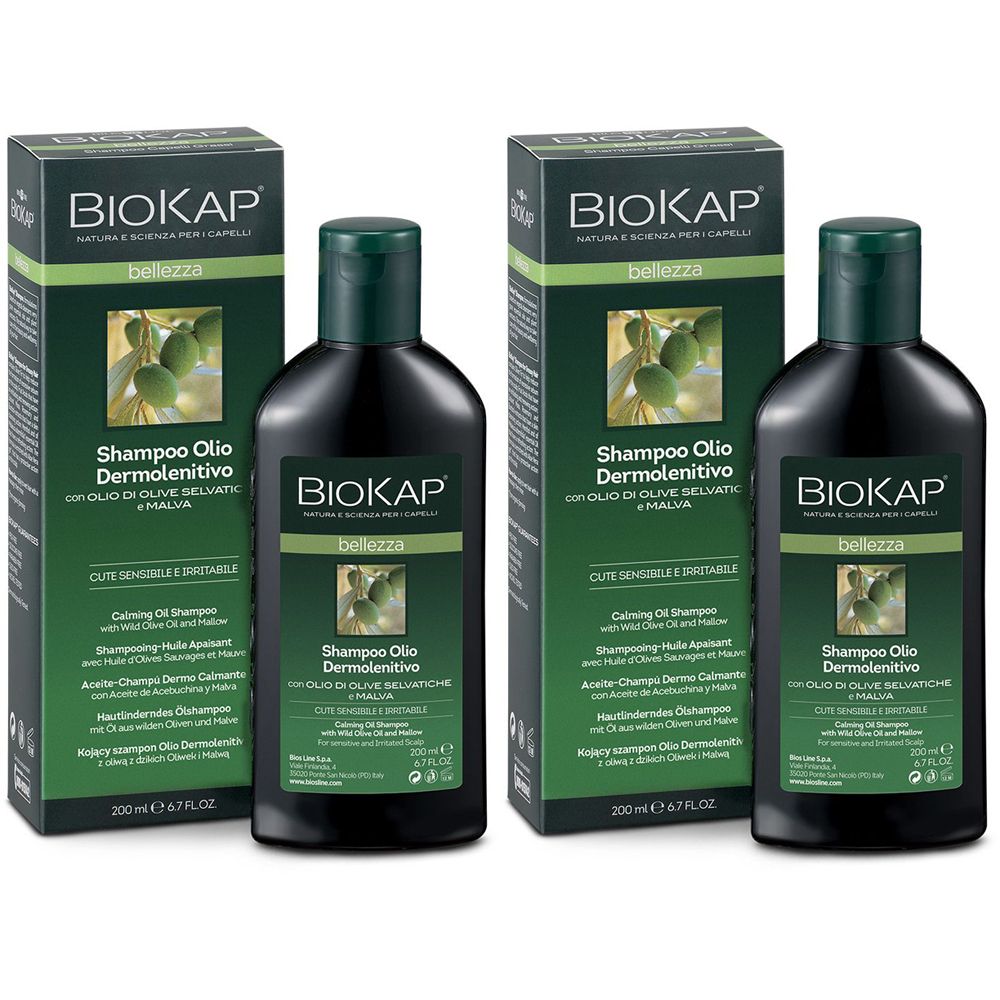 BIOSLINE BioKap® Shampoo Olio Dermolenitivo Set da 2