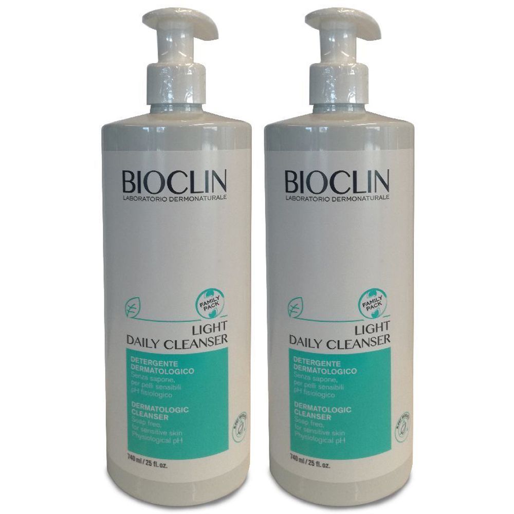 BIOCLIN Light Daily Cleanser Detergente Dermatologico Set da 2