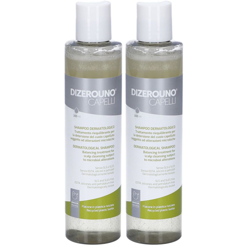Dizerouno Capelli Shampoo 200 Ml Set da 2