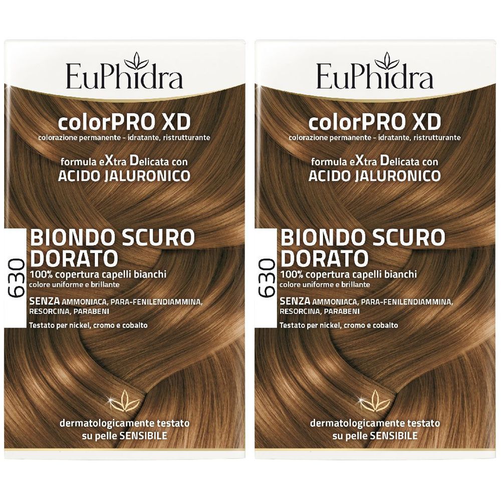Euphidra Colorpro XD 630 Biondo Scuro Dorato Set da 2
