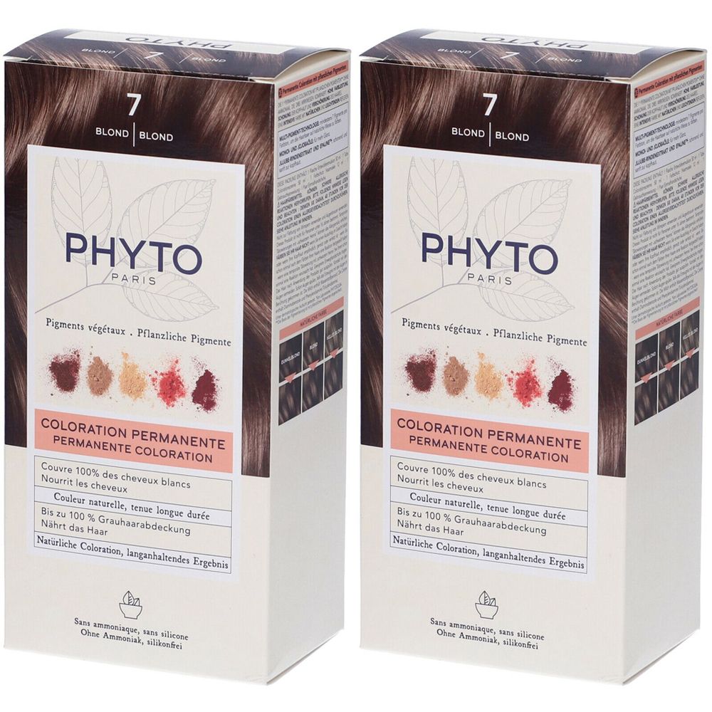 PHYTO Color Kit 7 Biondo Set da 2