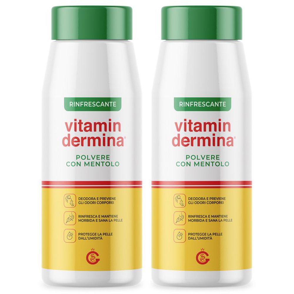 Vitamin Dermina® Polvere al Mentolo Set da 2