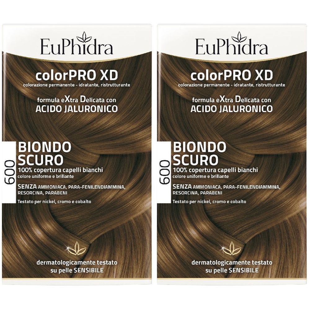 Euphidra Colorpro XD 600 Biondo Scuro Set da 2