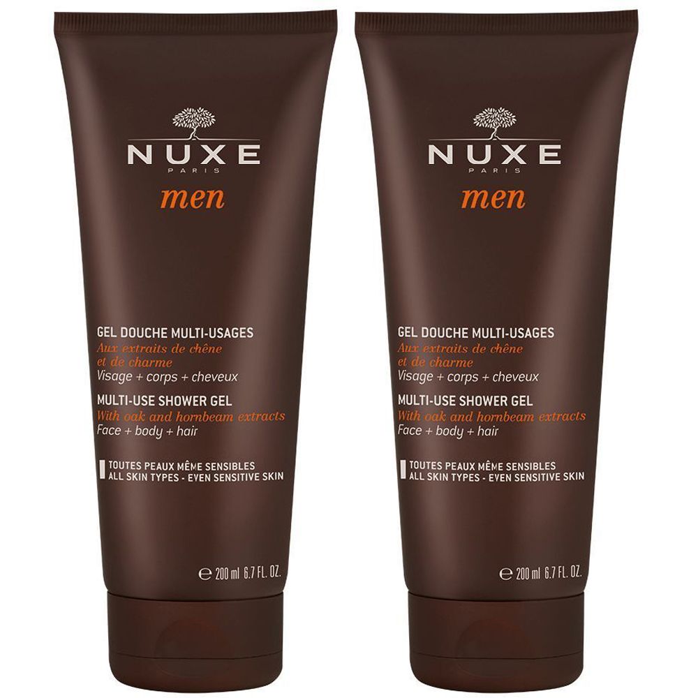 Nuxe Nuxe Men Gel Doccia Multi-Uso Uomo Set da 2