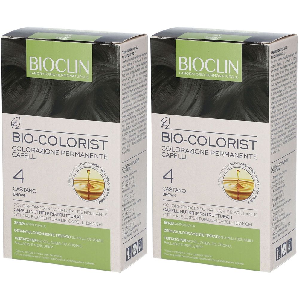 BIOCLIN Bio-Colorist 4 Castano Set da 2