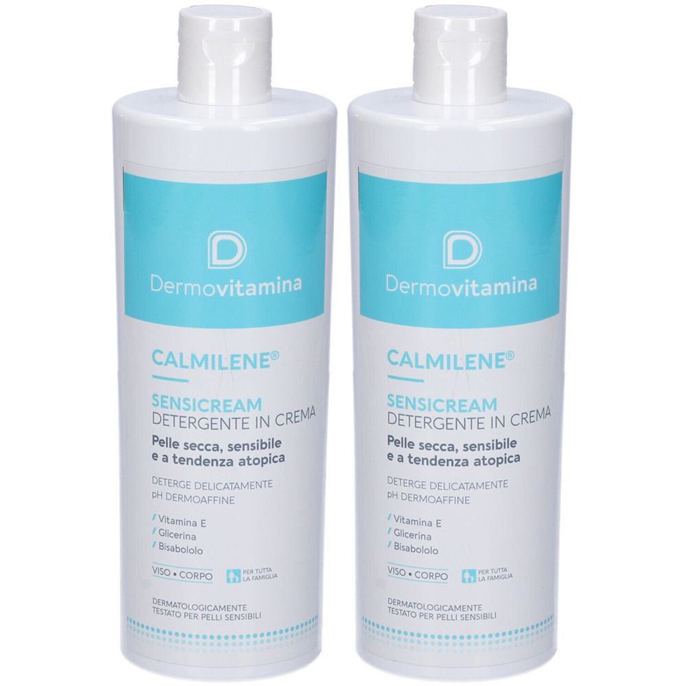 Dermovitamina Calmilene Sensicream Detergente In Crema Set da 2