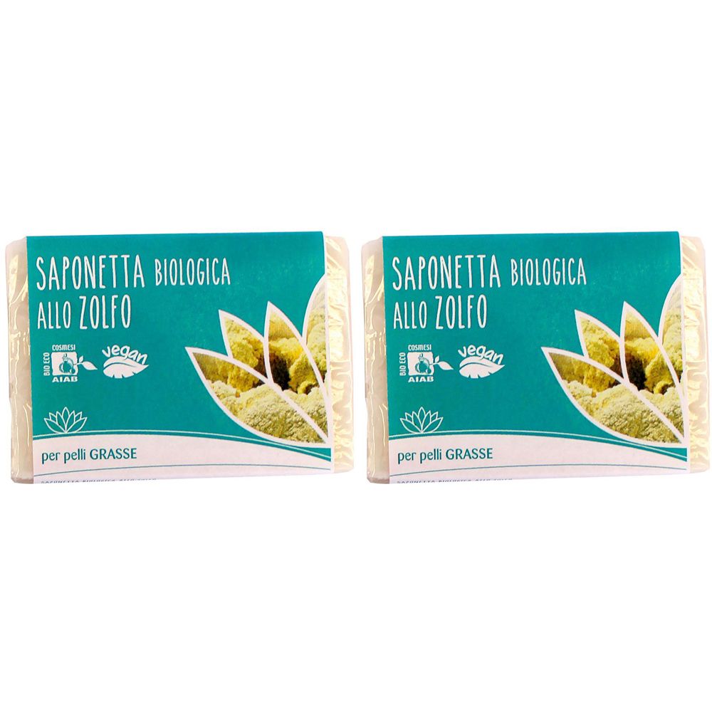 Biotobio	Saponetta Zolfo Bio Set da 2