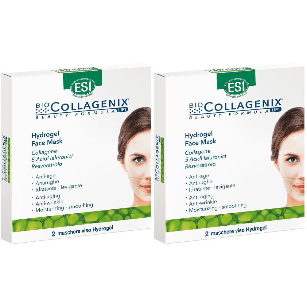 ESI Bio Collagenix® Hydrogel Face Mask Set da 2