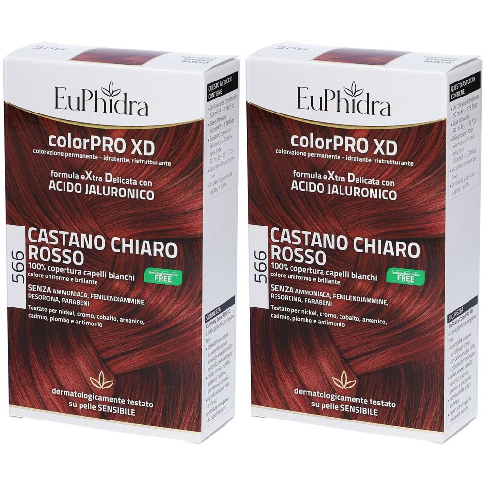 Euphidra ColorPRO XD Castano Chiaro Rosso 566 Set da 2