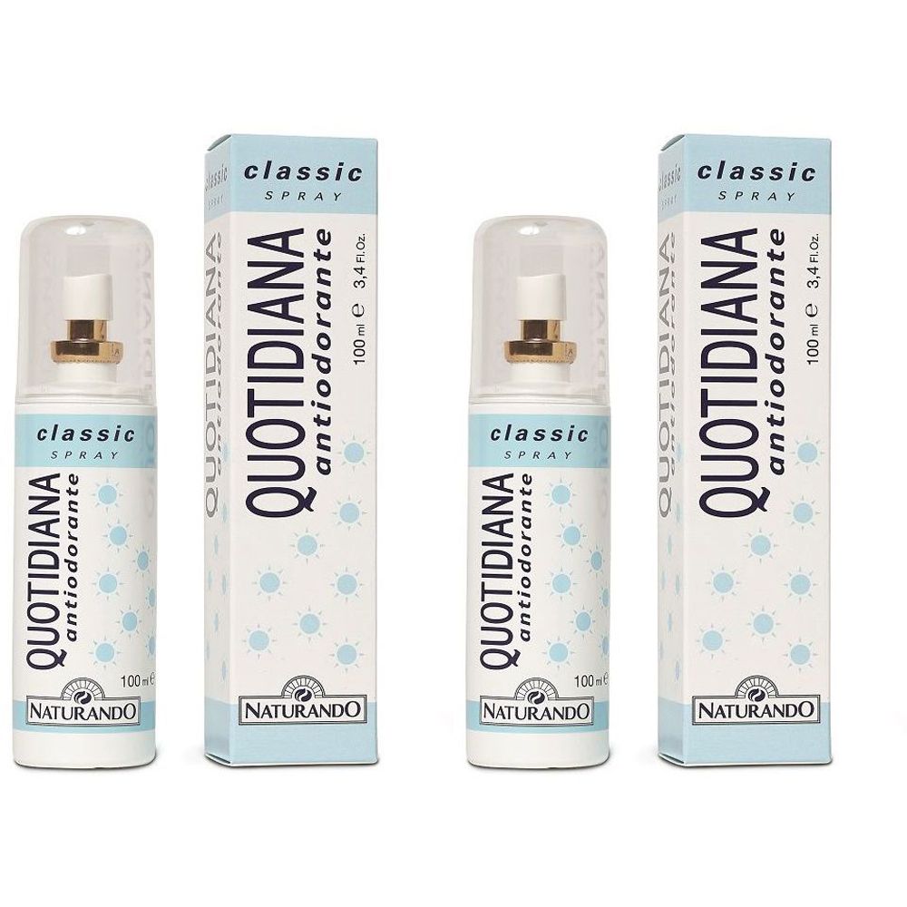 Quotidiana Antiodorante Spray Classic 100 Ml Set da 2