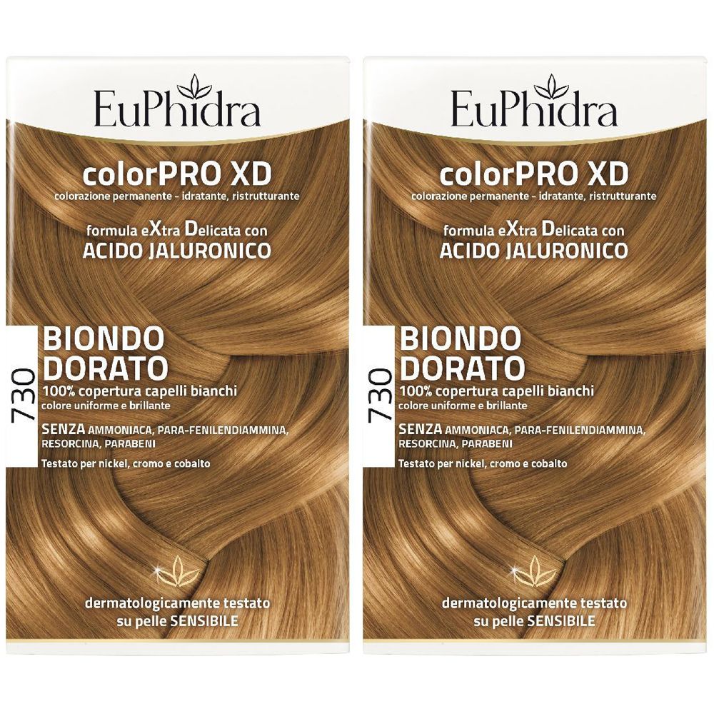 EuPhidra ColorPRO XD 730 Biondo Dorato Set da 2