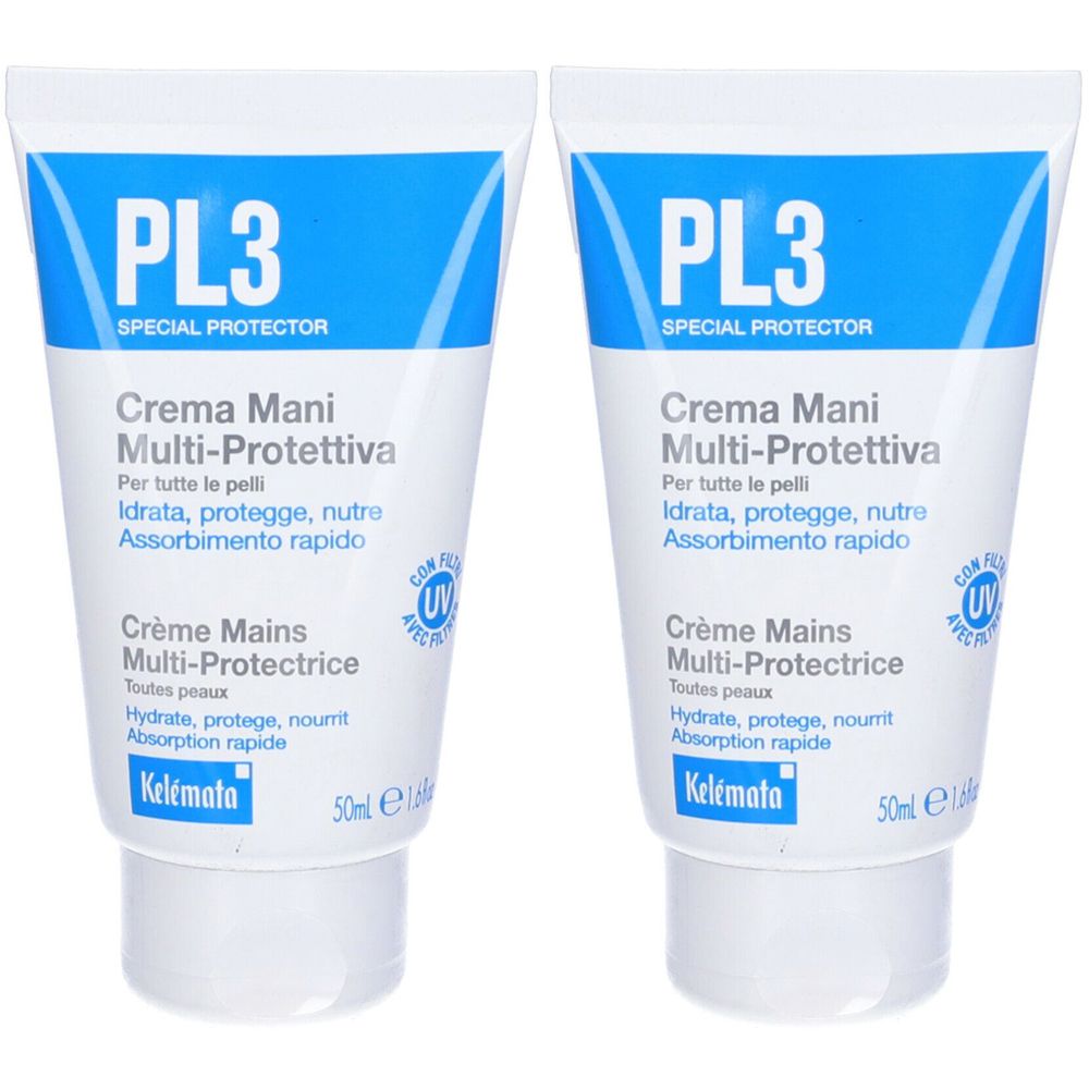 PL3 Crema Mani Multi Protettiva Set da 2