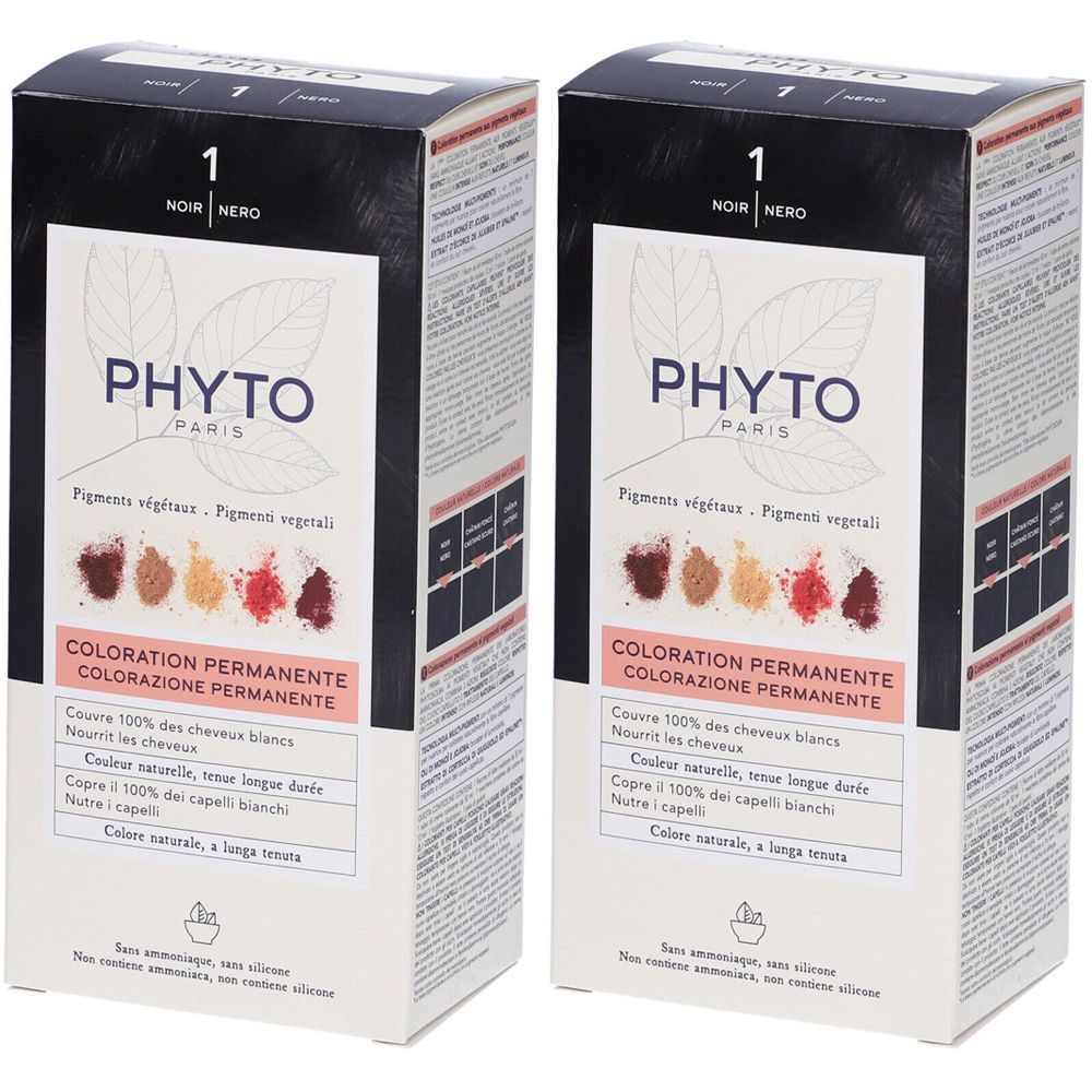 PHYTO Color Kit 1 Nero Set da 2
