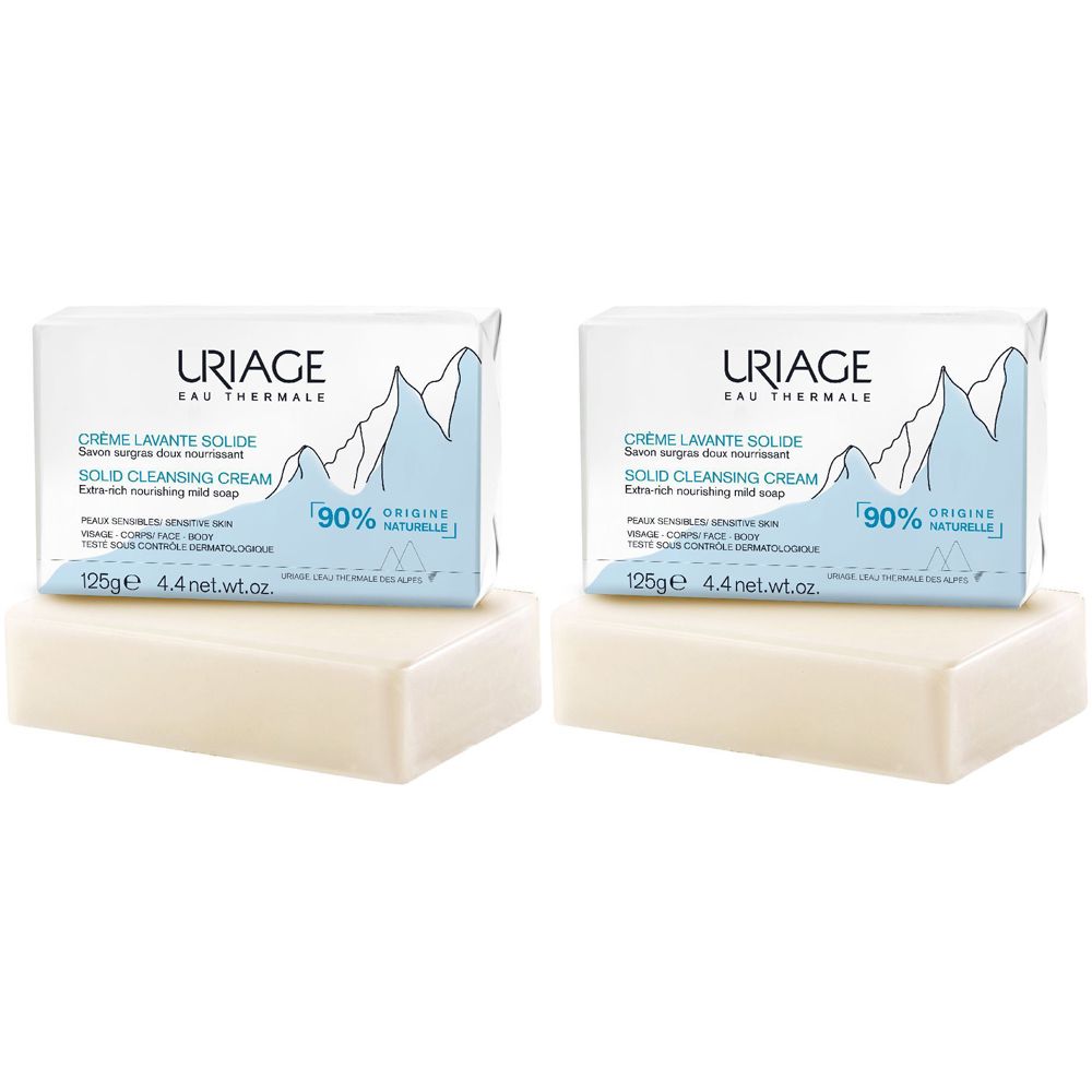 URIAGE Creme Lavante Solida Set da 2