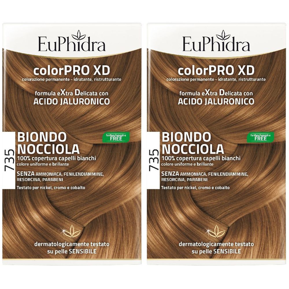 EuPhidra ColorPRO XD Biondo Nocciola 735 Set da 2