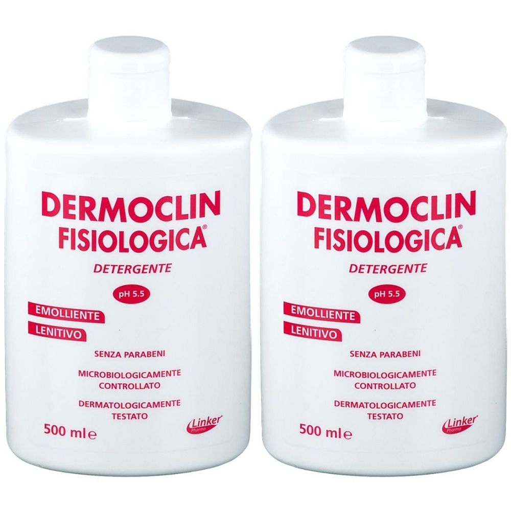 Dermoclin Fisiologica® Detergente pH 5.5 Set da 2