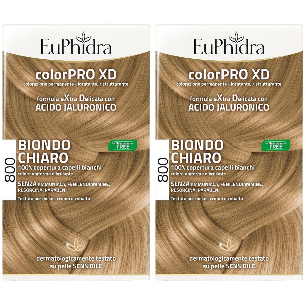 EuPhidra ColorPRO XD 800 Biondo Chiaro Set da 2