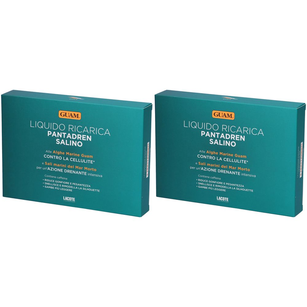 Guam Liquido Ricarica Pantadren Salino Set da 2