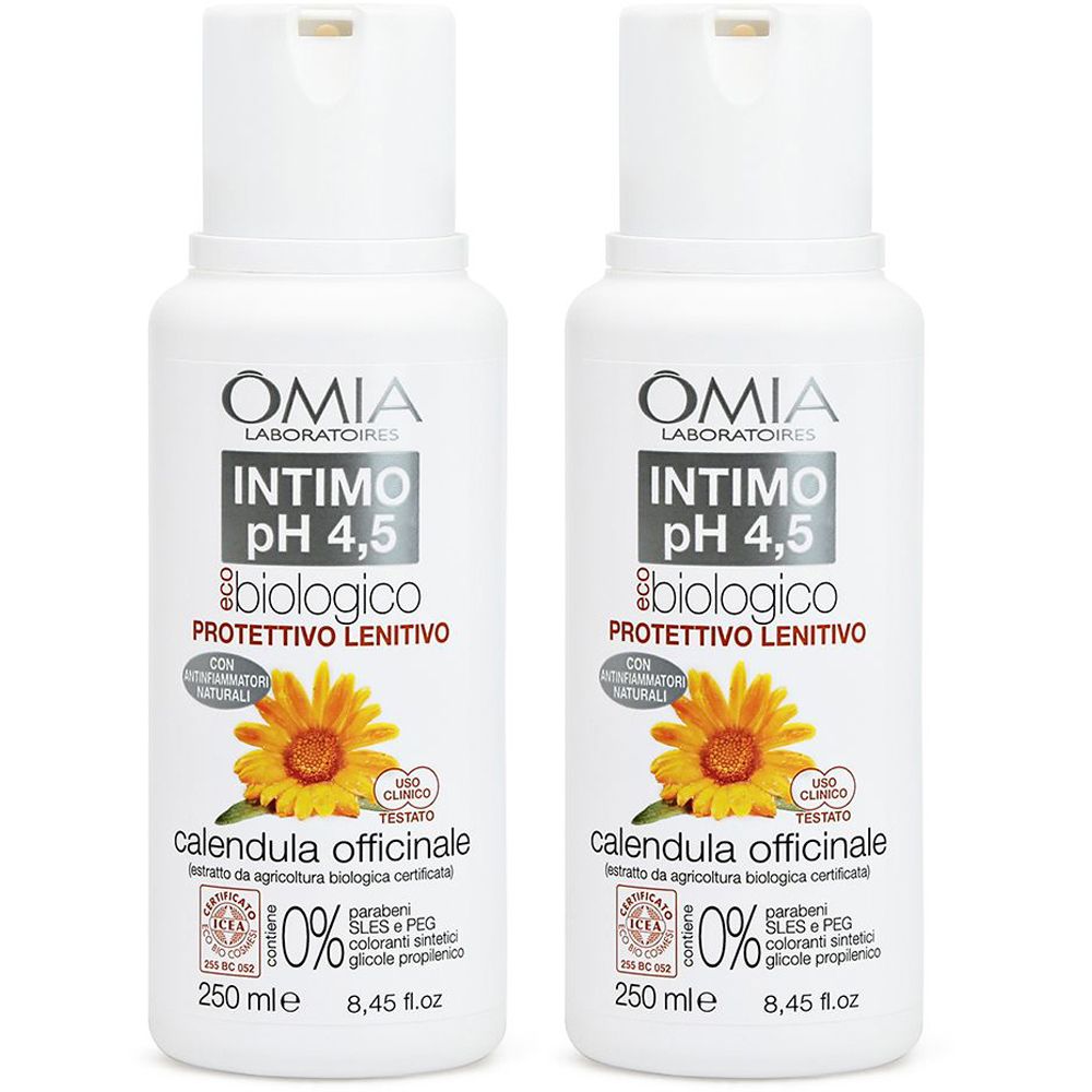 OMIA Intimo Ph 4,5 Calendula Officinale Protettivo Lenitivo Set da 2