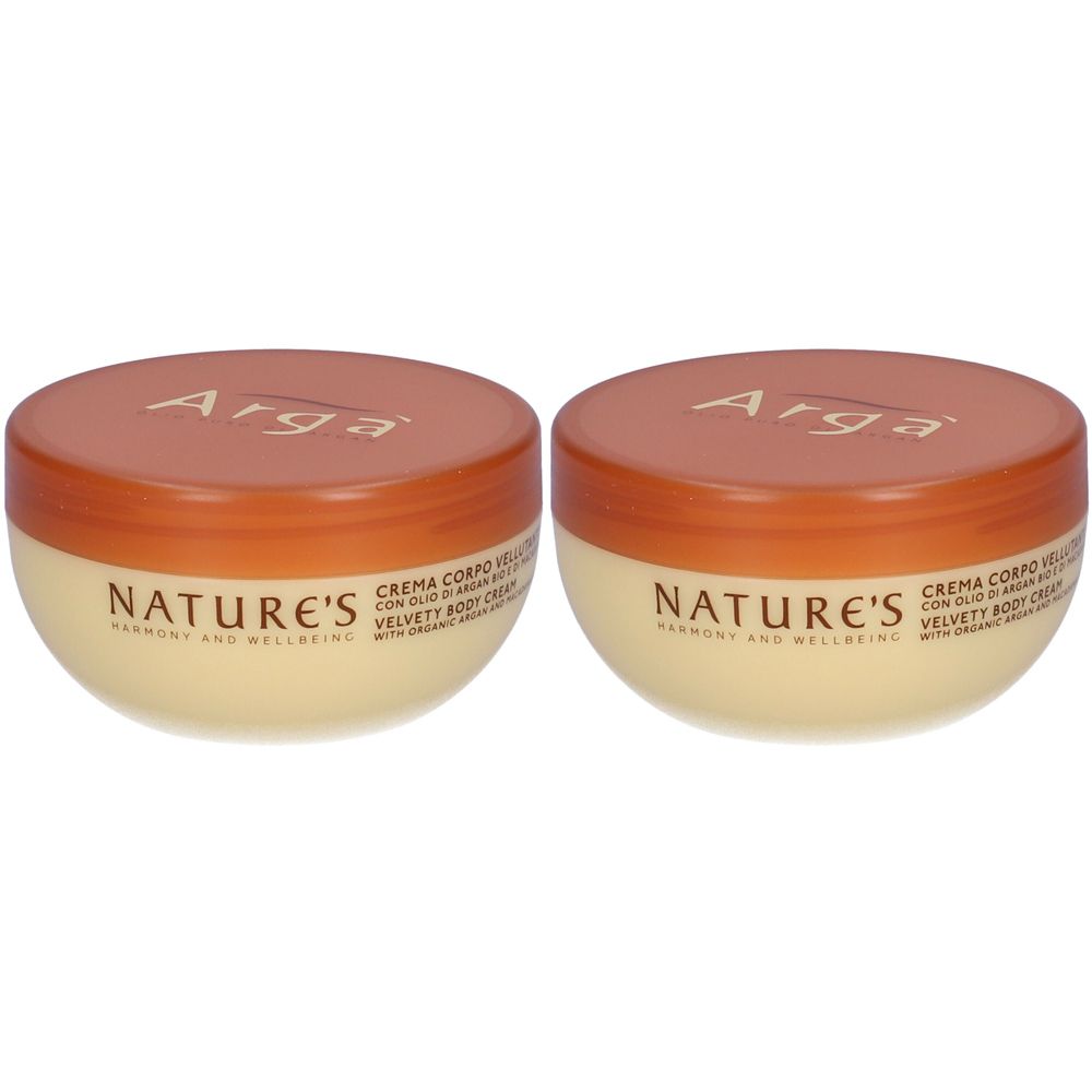 NATURE'S Argà Vellutante Crema Corpo Set da 2