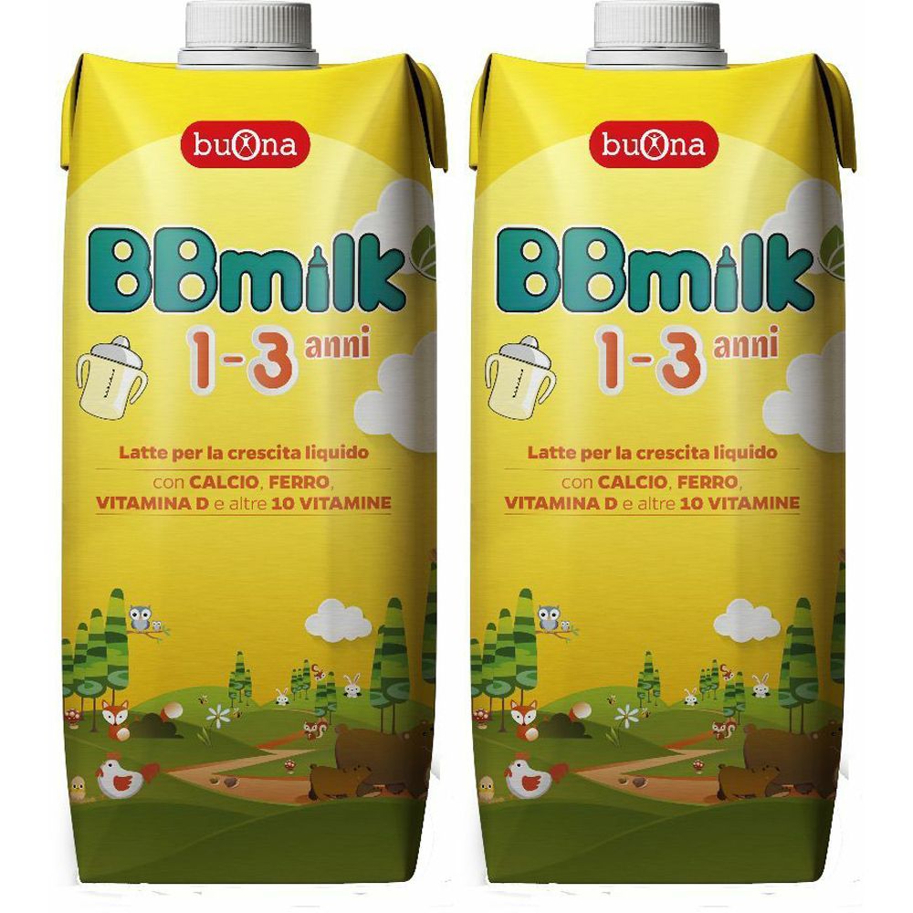 BBmilk Latte 1-3 Anni in Polvere Set da 2