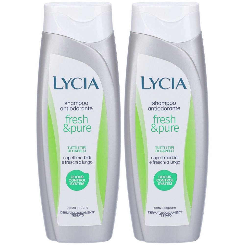 LYCIA Fresh & Pure Shampoo Antiodorante Set da 2