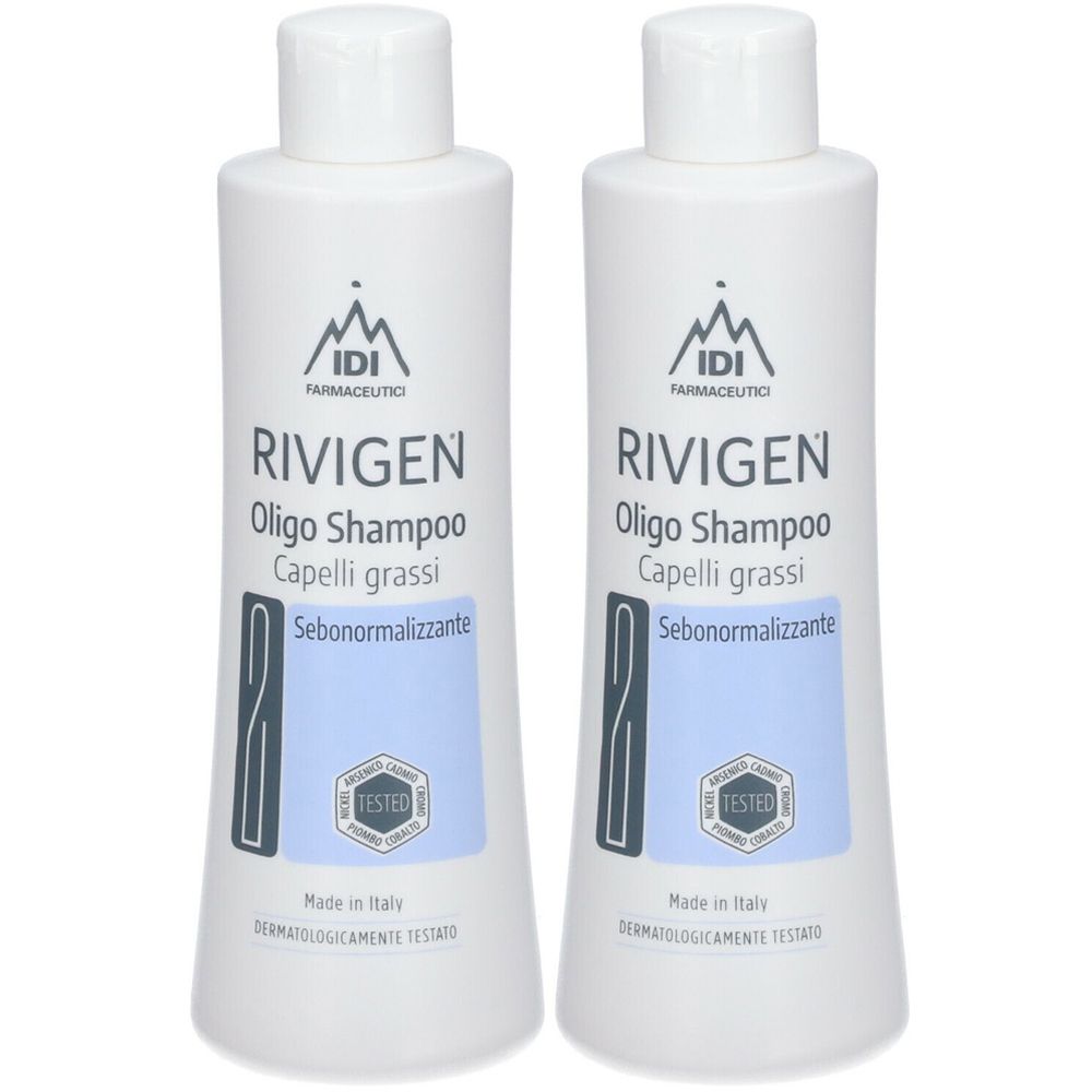 IDI Farmaceutici Rivigen Oligo Shampoo Capelli Grassi Set da 2