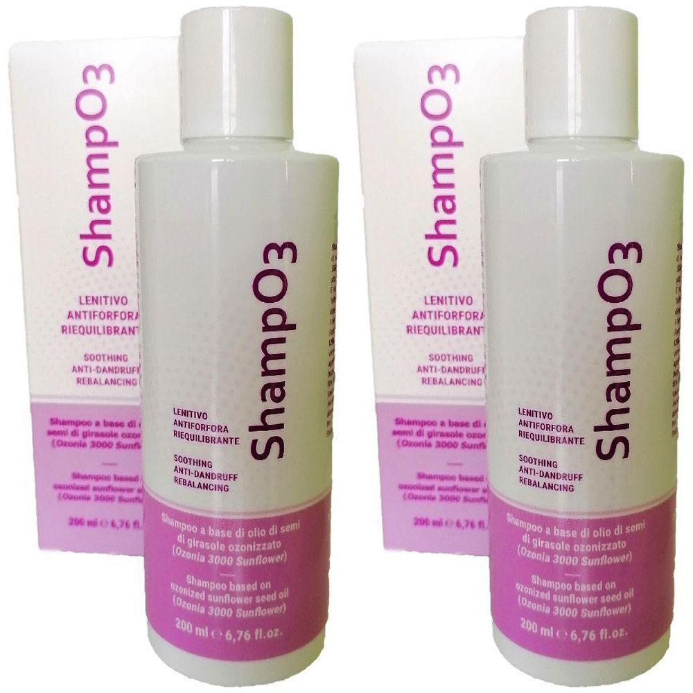Shampo3 Shampoo Ozono 200Ml Set da 2