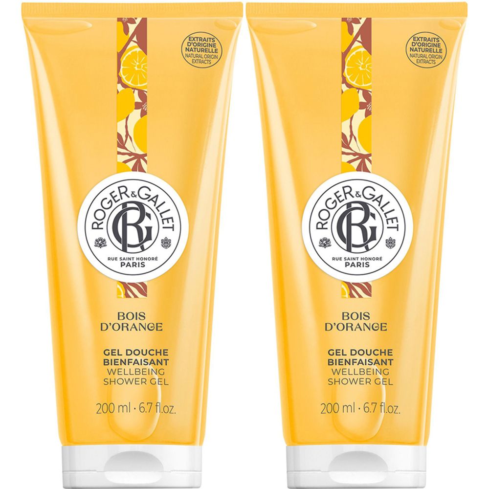 ROGER&GALLET Bois D'orange - Gel Doccia Di Benessere Set da 2